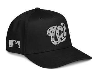 Washington Nationals A-Frame Snapback Hat (Embroidered)