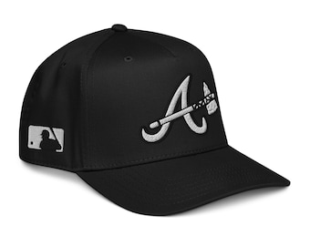 Atlanta Braves A-Frame Snapback Hat (Embroidered)