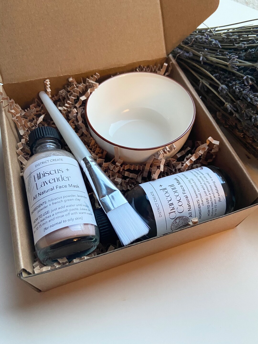 Spa Gift Set / Facial Mask Gift Set / Spa Kit for Women / Self Care Kit / Self Care Gift Box