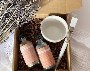 Spa Gift Set / Face Mask Gift Set / Spa Kit for Women / Self Care Kit  / Self Care Gift / Skincare Routine / Facial Kit / Face Mask Skincare