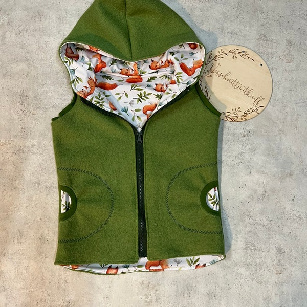 Gilet de marche pour enfants, conception individuelle