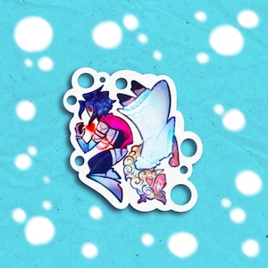SNOWGRAVE STICKER (Kris & Noelle) - Holographic