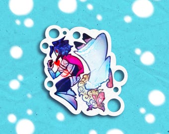 SNOWGRAVE STICKER (Kris & Noelle) - Holographic