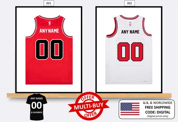  Custom Basketball Jersey Printed Name Number