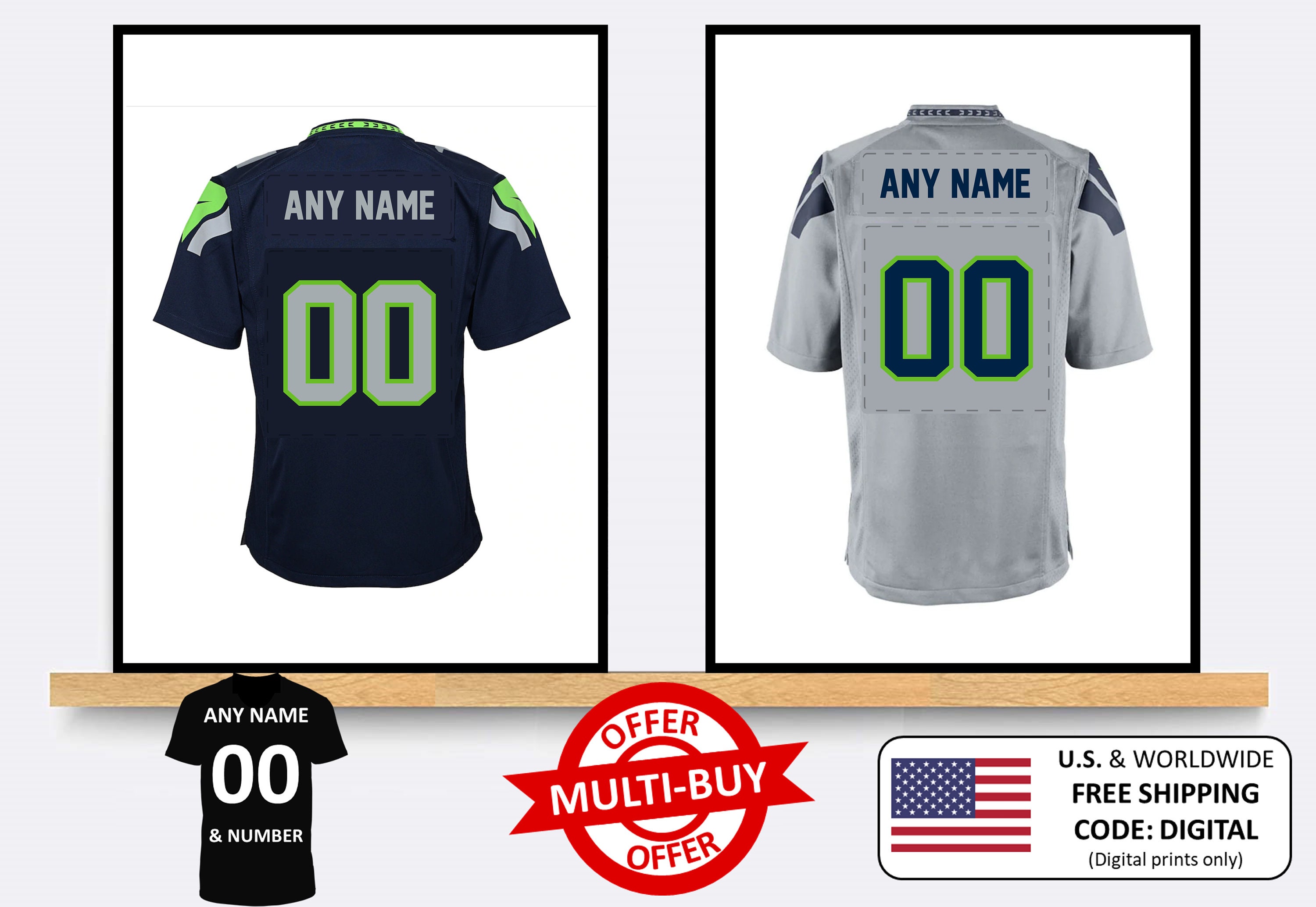 Buy Seattle Seahawks Jersey Online In India -  India