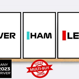 Formula 1 Print F1 Driver Initials Poster Formula One Track Racing Wall Art Gift Typography