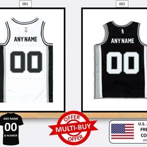 Adidas Authentic San Antonio Spurs Manu Ginobili Jersey Size 48