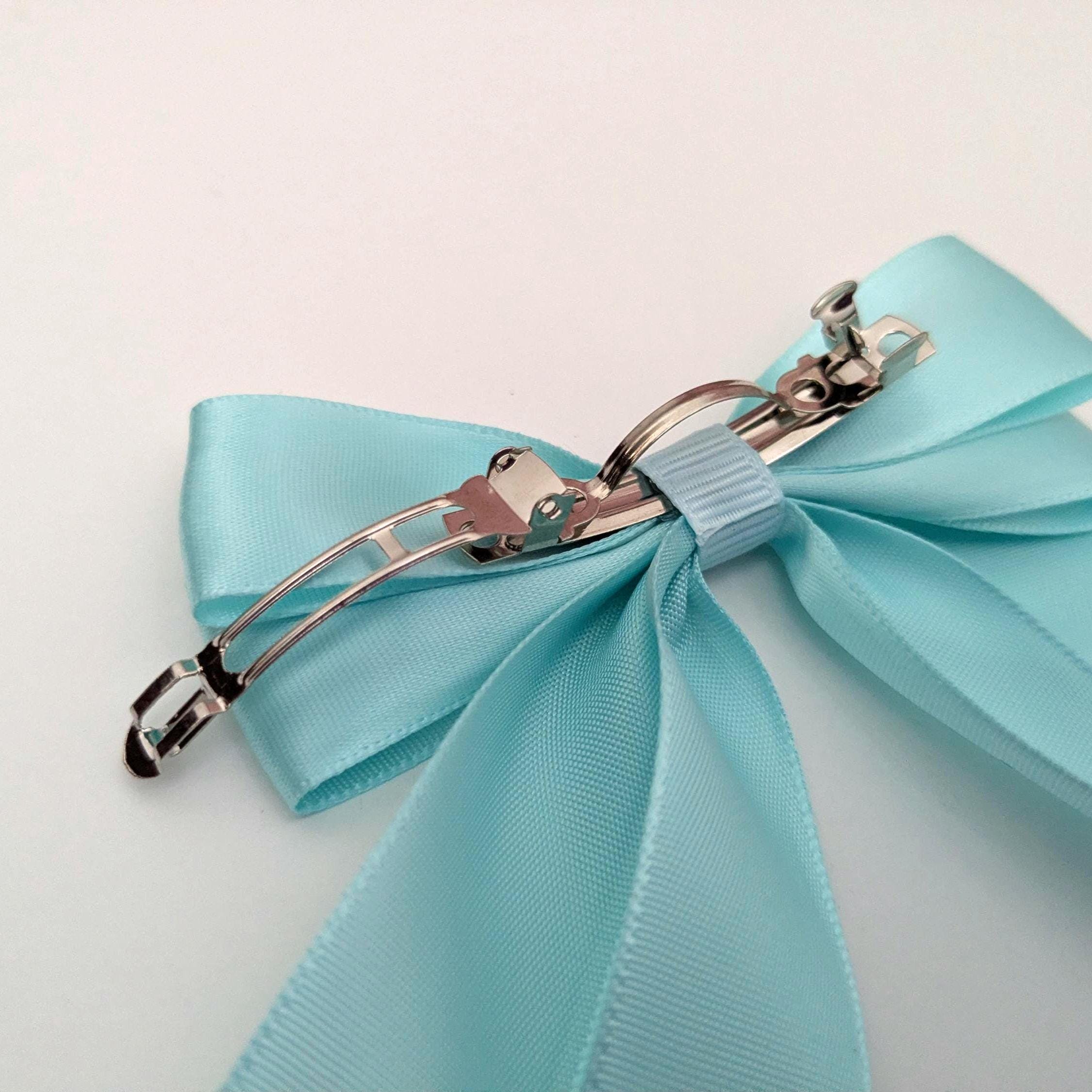 Simple Tail For Ribbon Ribbon Tail Bow, Girl’s Tail Bow, Bow Tail Bow, Light Blue Tail Bow - Etsy