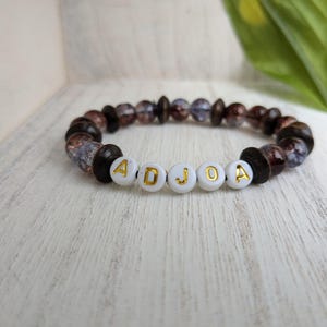 Ghanaian Name Day Bracelet, Ghana Bracelets, African Bracelets, Beaded Bracelets