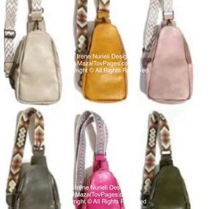 Bolso bandolera unisex de lujo a la moda, de piel vegana, con correa ancha para la cintura o el pecho, estilo bohemio y minimalista