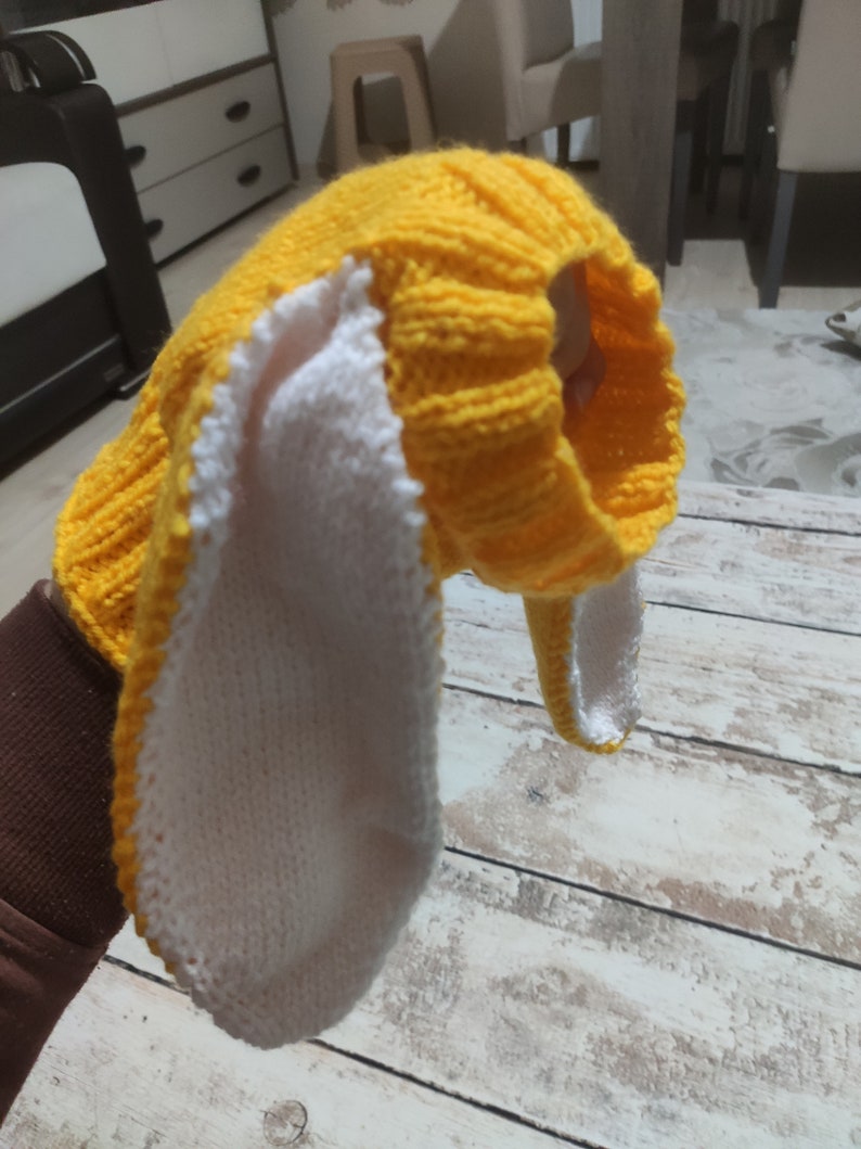 Bonnet snood pour chien en tricot avec oreilles de lapin, snood pour chien de photographie d'animaux de compagnie, chapeau de Pâques pour chien de compagnie, cache-cou pour chien, vêtements pour chien, cadeaux pour chien et chapeau de lapin pour chien image 10