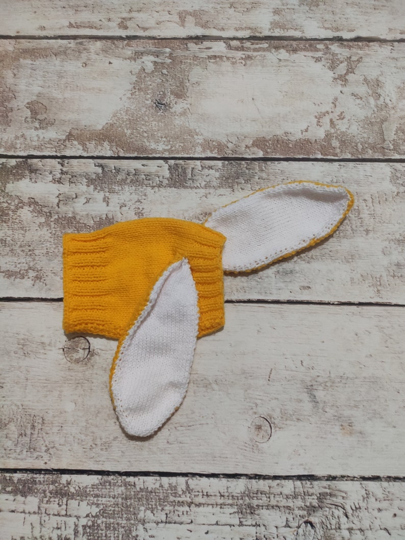 Bonnet snood pour chien en tricot avec oreilles de lapin, snood pour chien de photographie d'animaux de compagnie, chapeau de Pâques pour chien de compagnie, cache-cou pour chien, vêtements pour chien, cadeaux pour chien et chapeau de lapin pour chien image 6