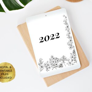Monthly, Weekly, Daily Planner | iPad Planner | Digital Planner | Printable Planner Bundle | Planner Inserts | Goodnotes Planner
