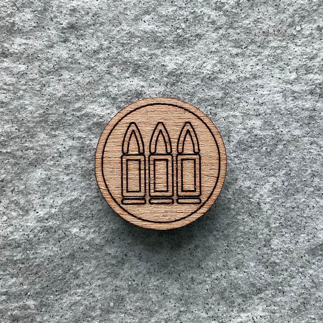 10x Ammo Pack Tokens 20mm Cherry Wood - Etsy