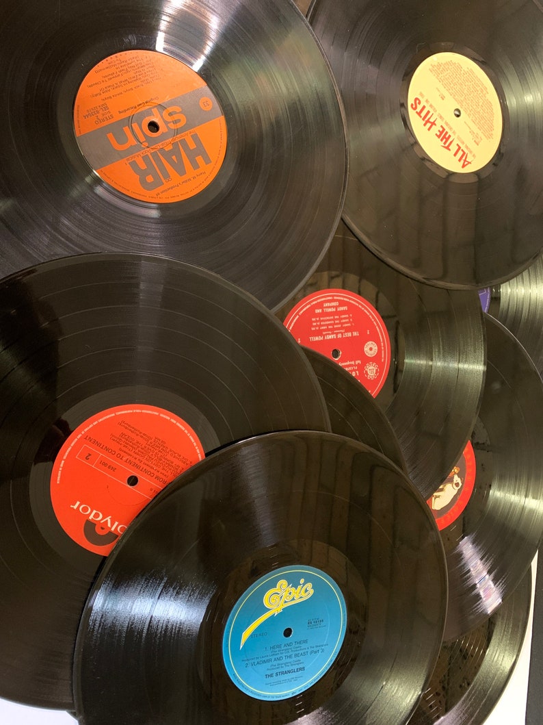 Vinyl Records for Crafting Bulk Lot of X10 Size 12 for Room Etsy Australia