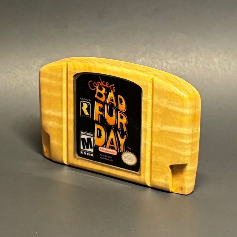 N64 Conker's Bad Fur Day Wooden Bottle Opener Etsy