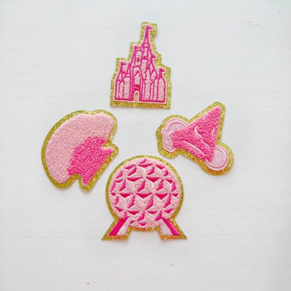 PINK Disney Park Patches