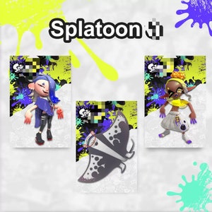 Custom Hand Made NCF Splatoon3 game 23pcs Fast Shipping!Free stickers!