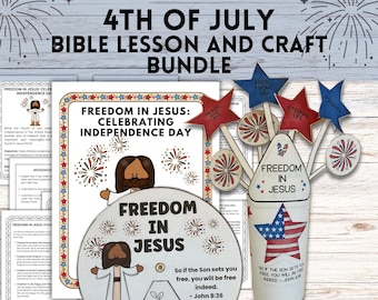 4. Juli Sonntagsschulbibelunterricht Radhandwerk und Feuerwerk Handwerkspaket, Unabhängigkeitstag Kinderkirche Kinderfreiheit in Jesus Bibel