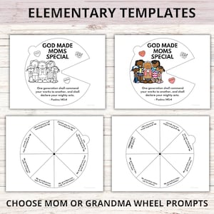 Mothers Day Moms Are Special Bible Wheel Craft Printable, Sunday School ...