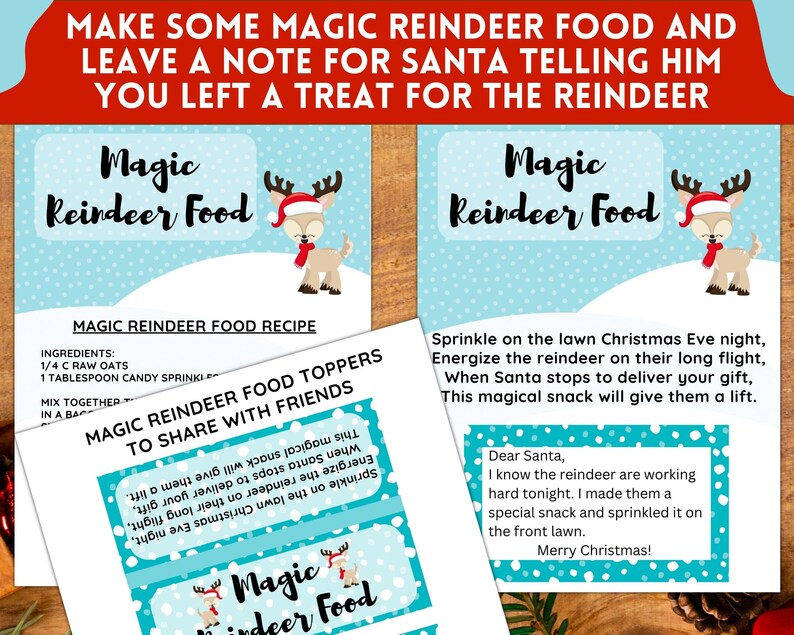 Printable Christmas Activities for Kids Bundle, Letter From Santa ...