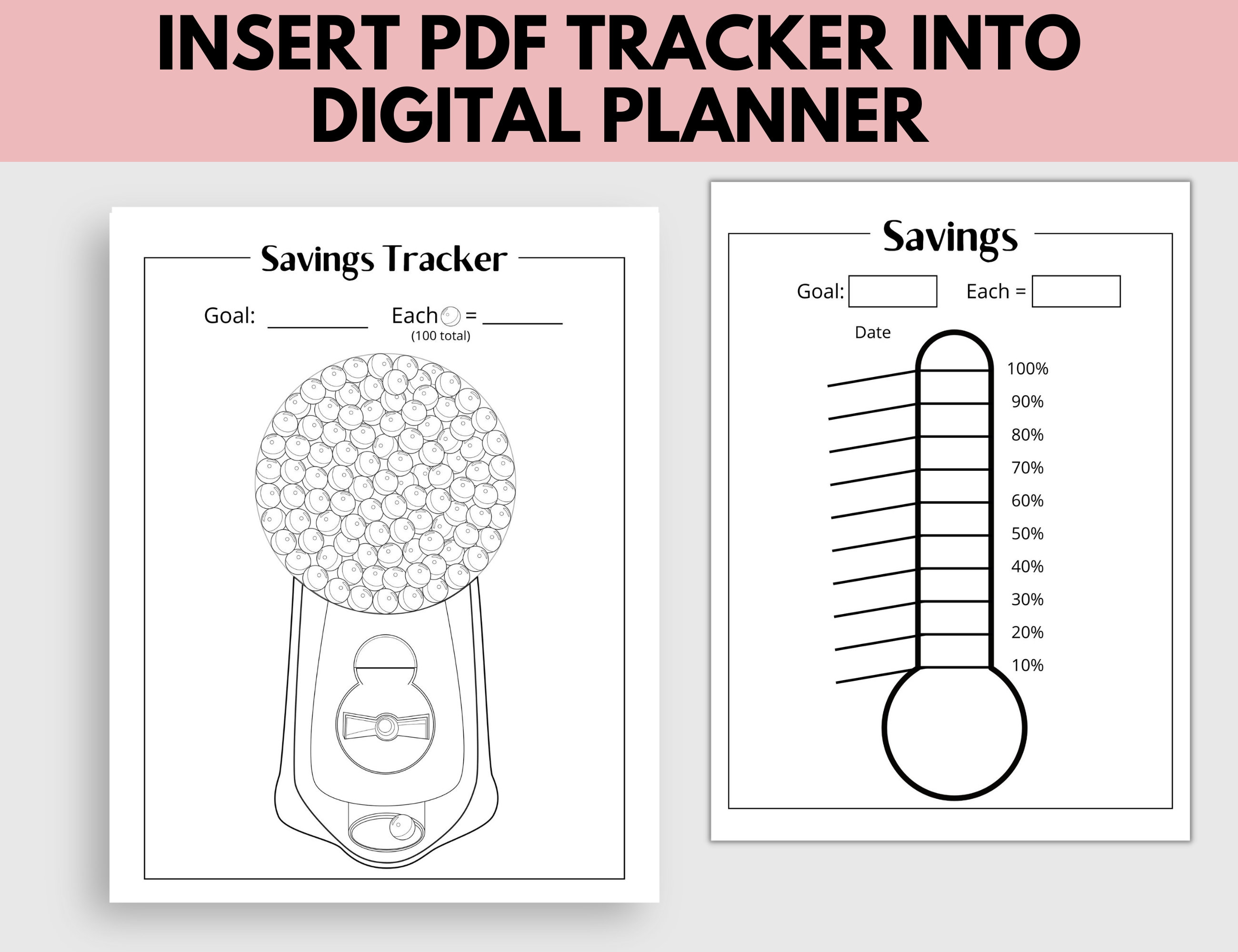 Savings Challenge Printable Trackers, A6 Saving Challenge, Cash ...