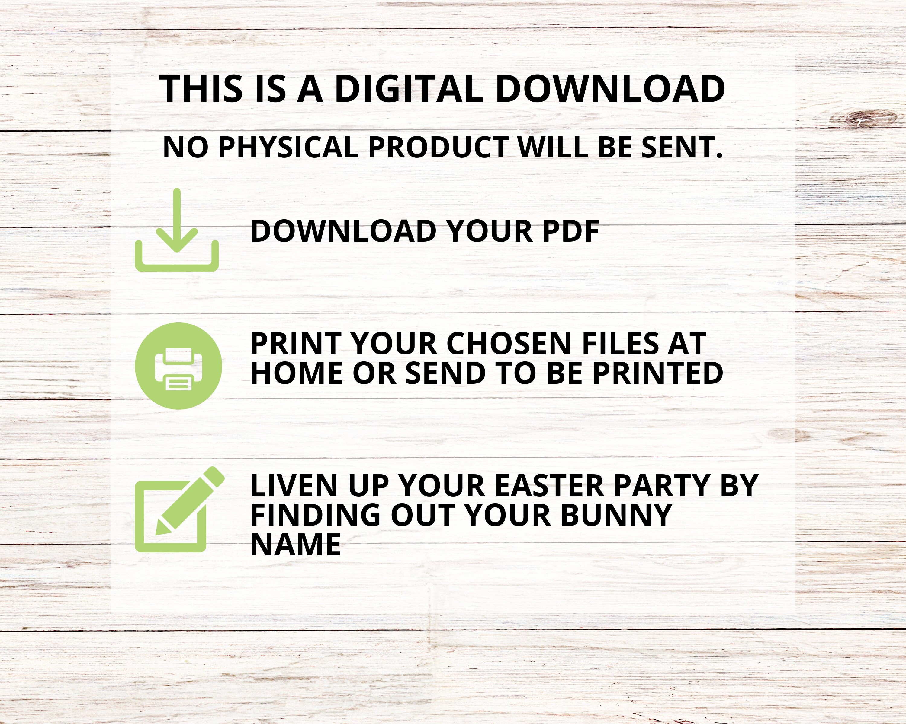 What's Your Bunny Name, Easter Bunny Name Game for Kids and Adults ...