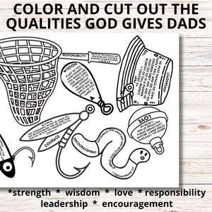 Fathers Day Bible Craft A Godly Dads Tackle Box, Sunday School Bible ...