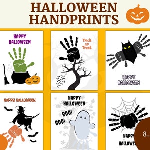 Fall Handprint Craft Bundle, Autumn Preschool Hand and Footprint ...