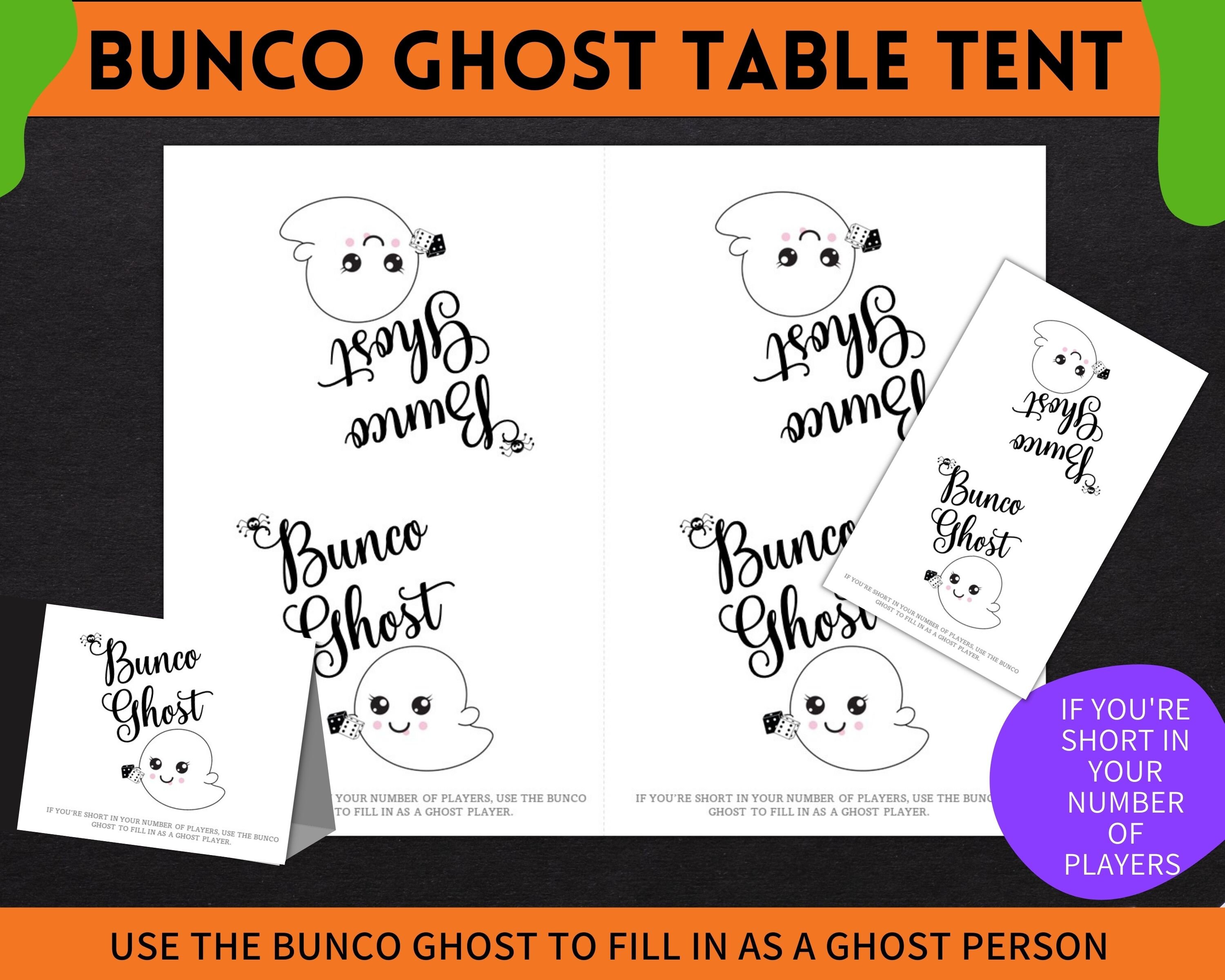 Halloween Bunco Printable Game Set, Ladies Game Night Activity, Bunco ...
