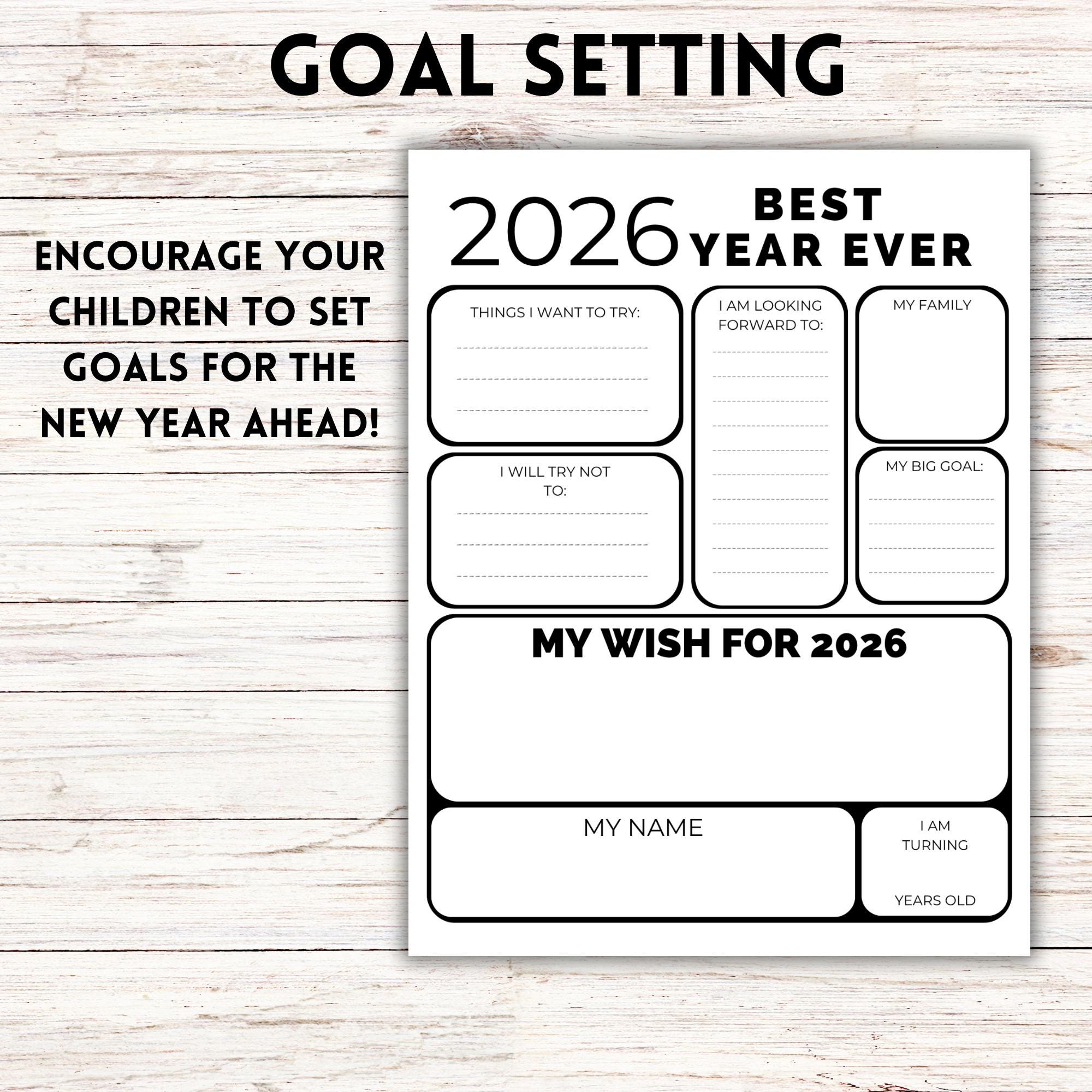 2026 New Year Time Capsule Reflection and Goal Setting Bundle, 2025 ...