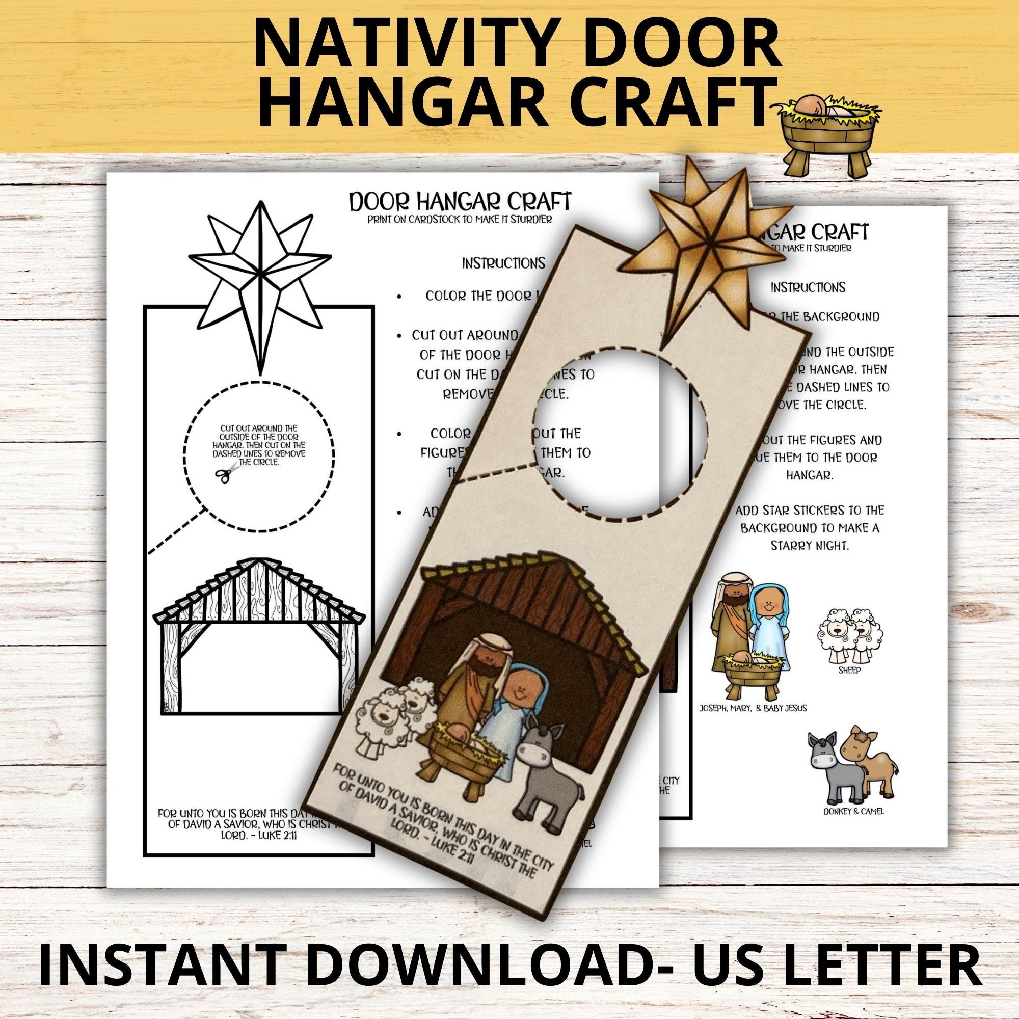 Nativity Story Bible Lesson and Coloring Bible Wheel Christmas Craft ...
