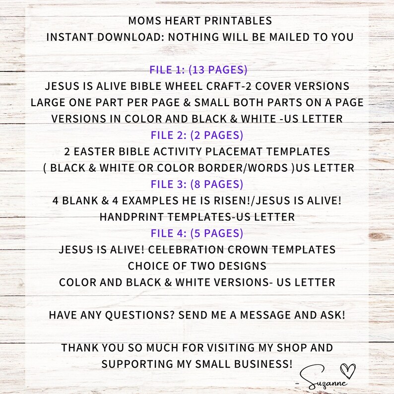 Jesus is Alive Easter Sunday Bible Story Craft Bundle, Easter Sunday ...
