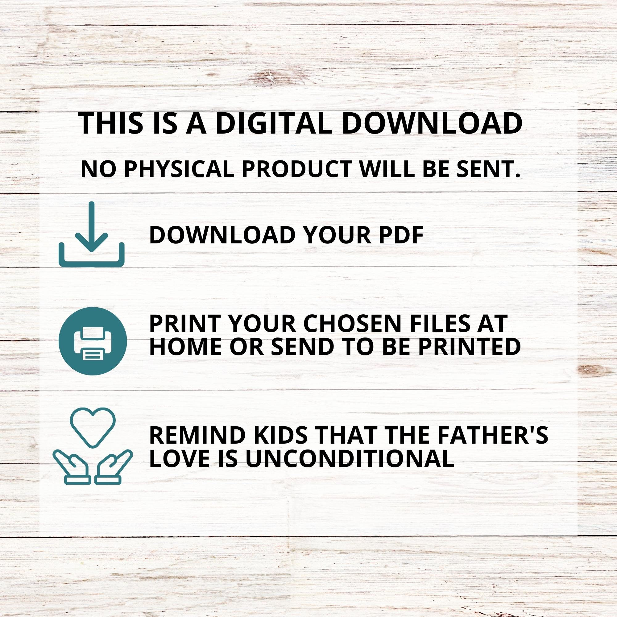 The Prodigal Son Bible Lesson Teaching Posters and Coloring, Sunday ...