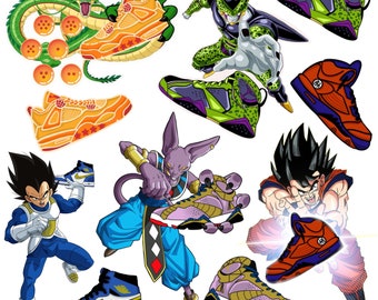 Dbz Jordans | Etsy