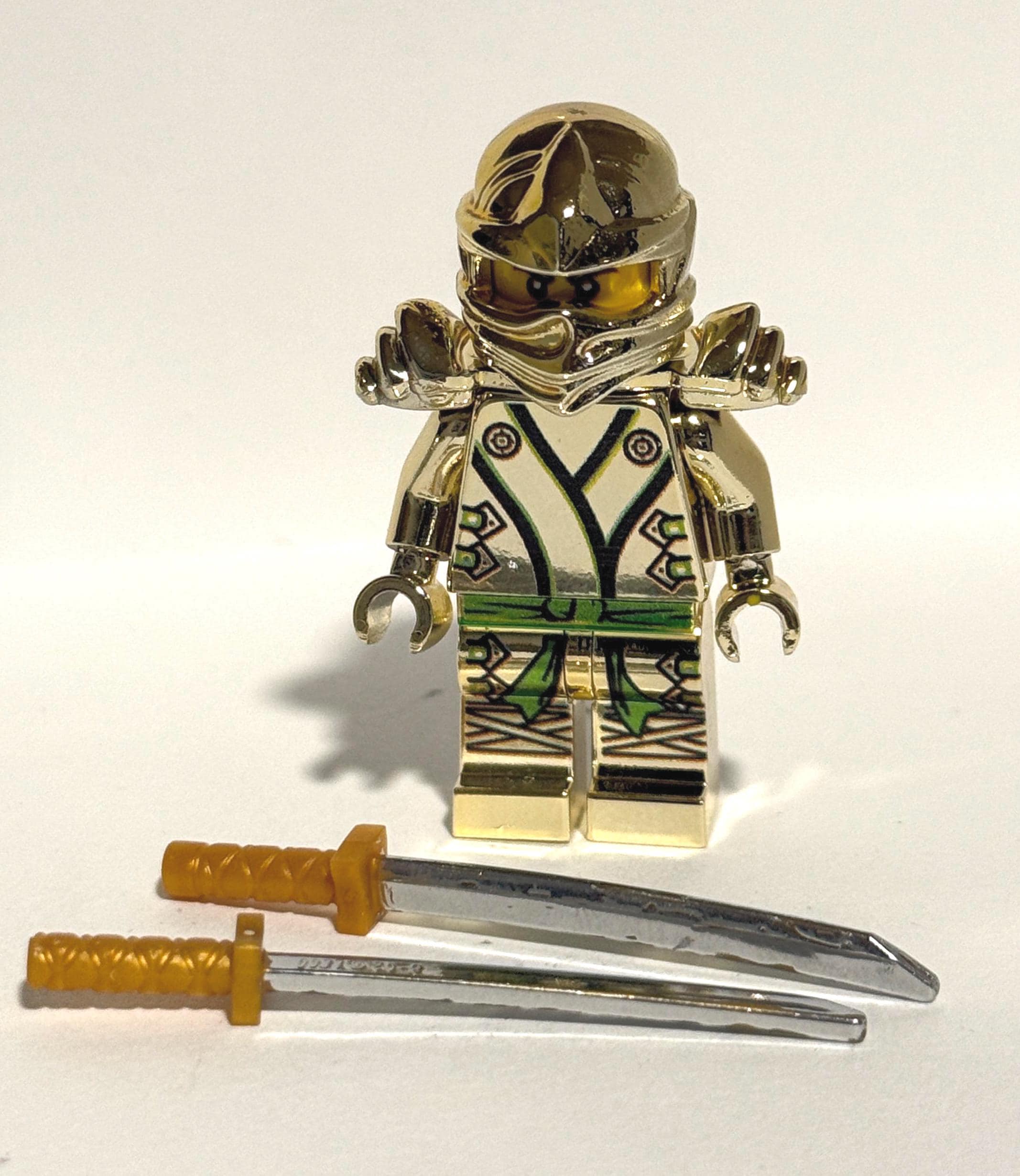 レゴ ニンジャゴー クロームゴールド カスタム ニンジャ ゴールド