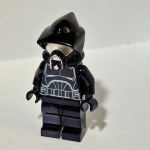 Lego Star Wars CHROME BLACK ARF trooper Stormtrooper Clone Rare Custom minifigure Clone Wars Commander Special Forces