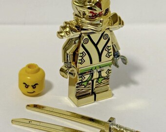 Lego® Custom Silver CHROME R2-D2 Minifigure Chrome Droid May the Lego® Custom Silver CHROME R2-D2 Minifigure Chrome Droid May the