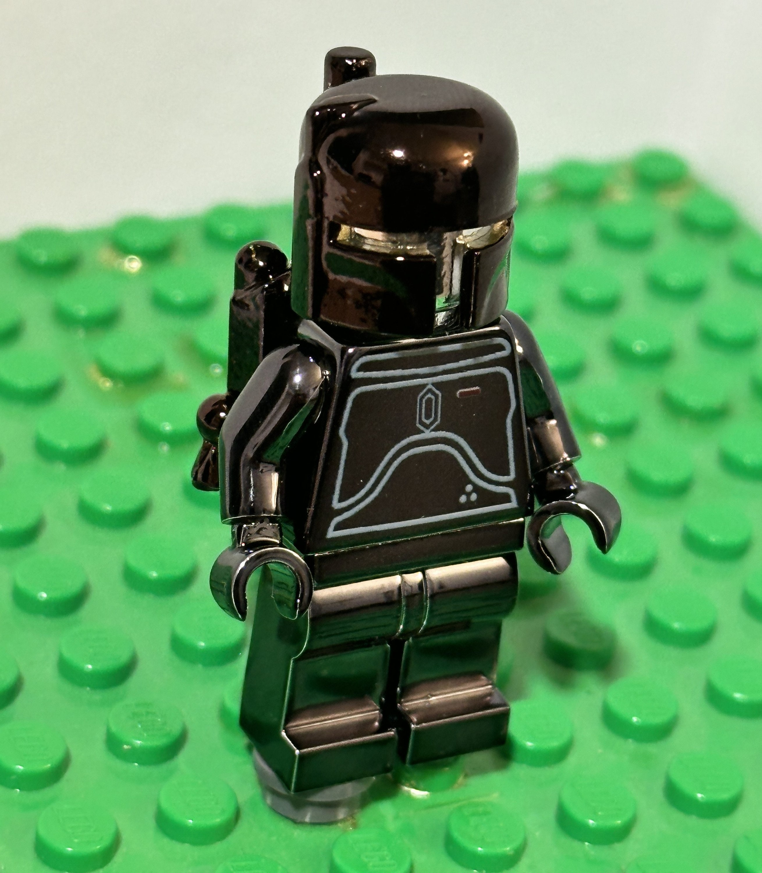 Custom Lego Bionicle Boba Fett LEGO Star Wars CUSTOM Chrome Black
