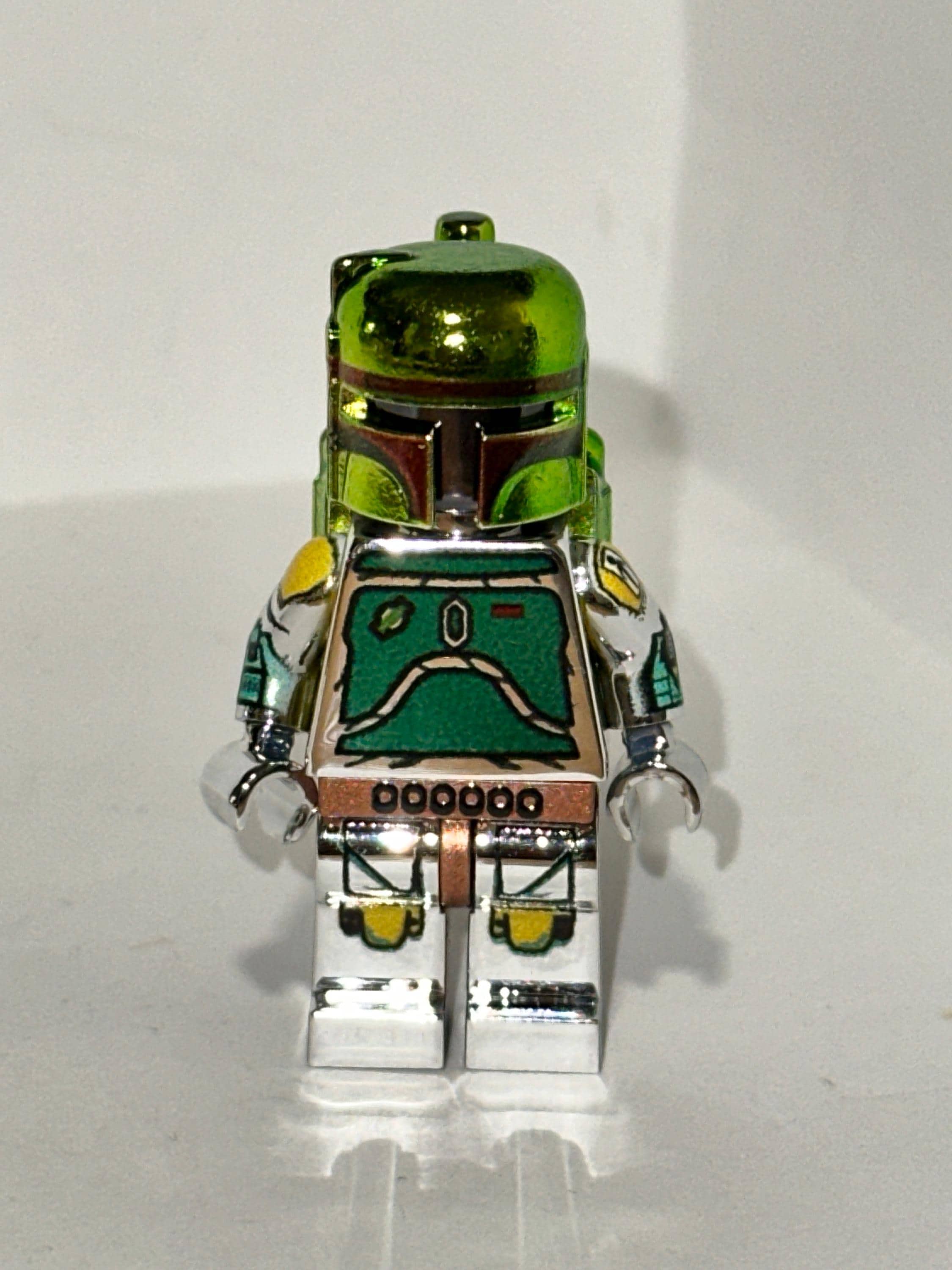 Gold Boba Fett Lego Minifigure 14k Boba Fett Lego Lego Star Wars