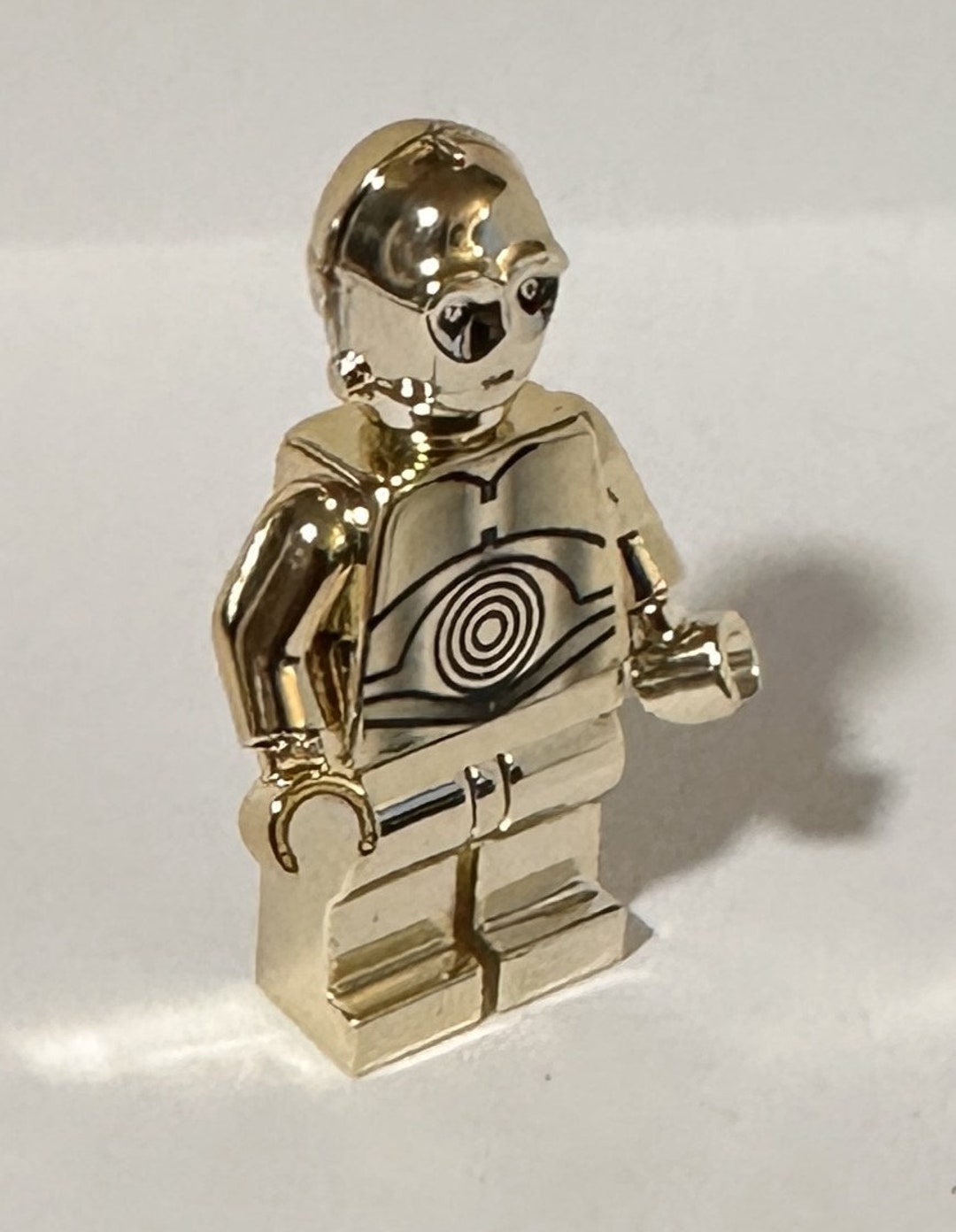 Lego Star Wars Custom Gold Chrome C 3PO Minifigure Mini Fig 3po Etsy Australia