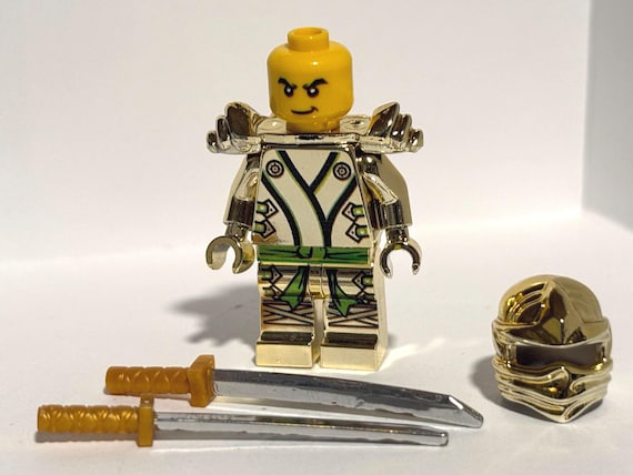 レゴ ニンジャゴー クロームゴールド カスタム ニンジャ ゴールド
