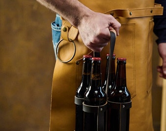 GMDP 3 Pièces Etui à Bière,Porte Biere,Porte-bière En Cuir
