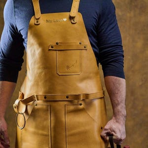 Leather apron, leather apron men, leather apron woodworking, leather apron blacksmith, leather apron bbq, chef gift, chef apron, bbq apron