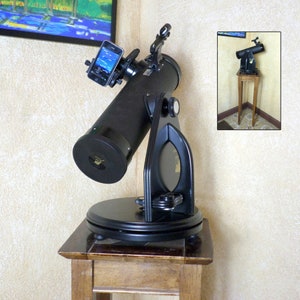 Galileo 500mm X 80mm Table Top Dobsonian Telescope with Smartphone Photo/Video Adapter