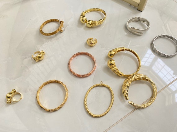 Light Weight Gold Bangles Design Enamel Finish 4 Pieces Set Imitation  Jewellery Online B21815