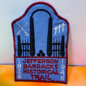 Jefferson Barracks Historical Trail vintage 1946 patch