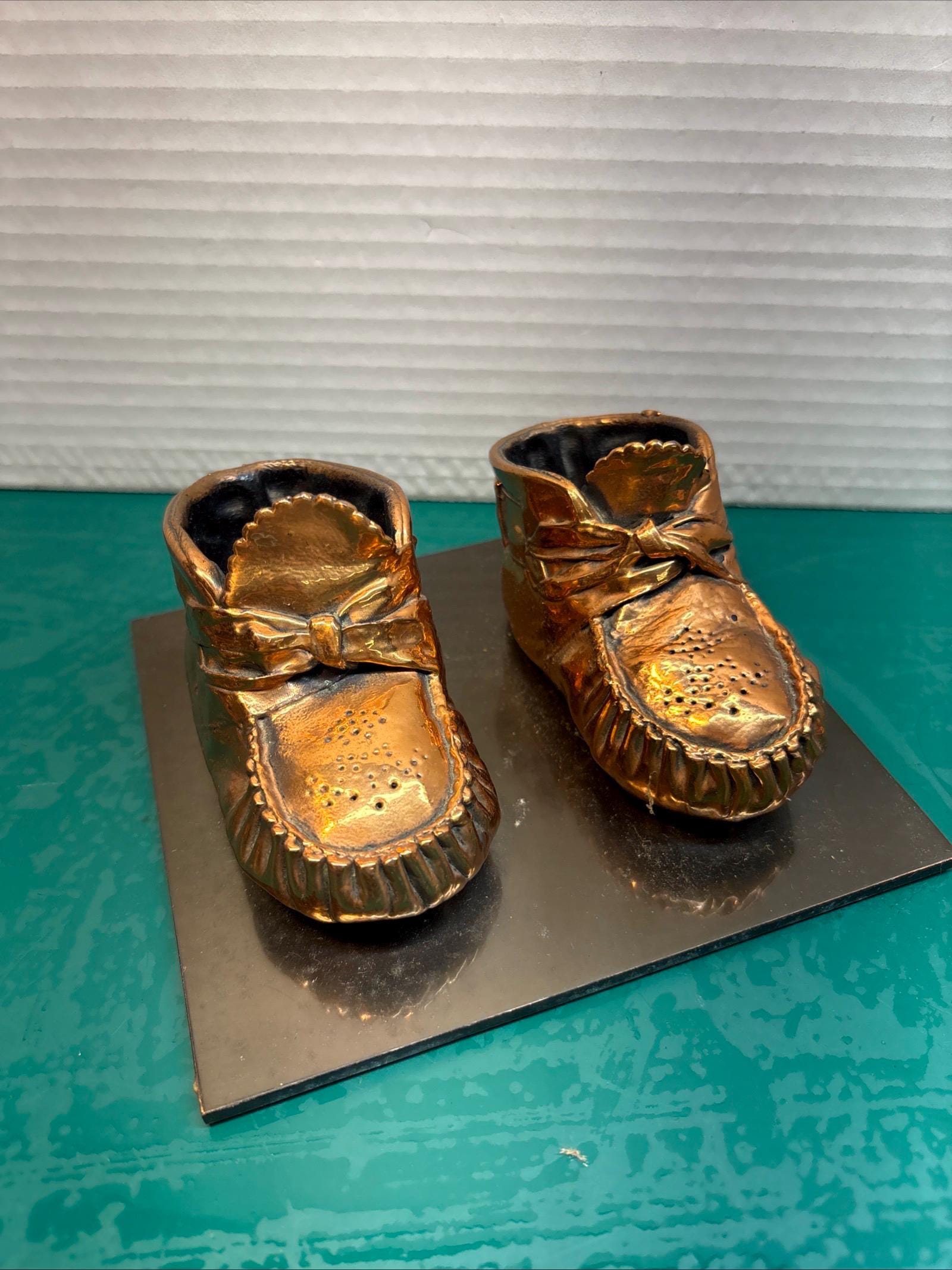 Old bronze baby shoe - Etsy 日本