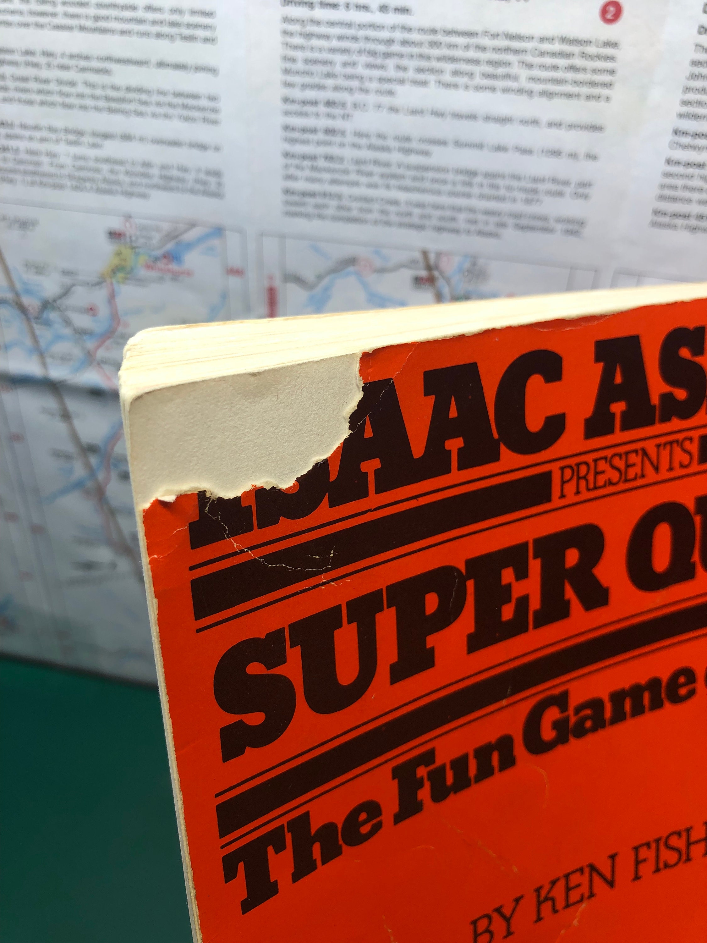 Isaac Asimov Super Quiz Game Book Etsy