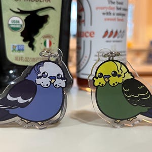 Budgie Keychains
